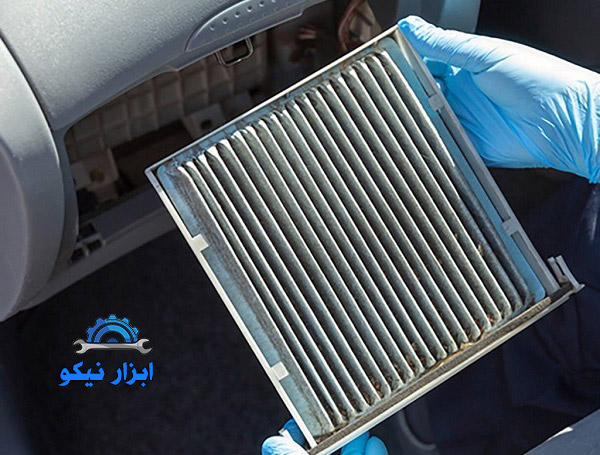 نشانه‌ های کثیفی فیلتر هوای کابین خودرو