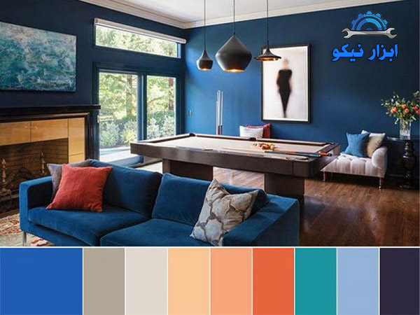 رنگ آبی، نماد اعتماد و آرامش در دکوراسیون