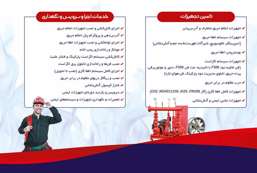 اهمیت اجرای سیستم های آتش نشانی