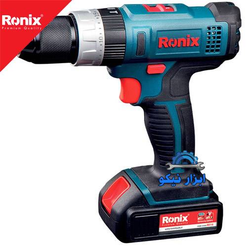 ویژگی‌ های کیت دریل پیچ گوشتی چکشی شارژی 8614k رونیکس