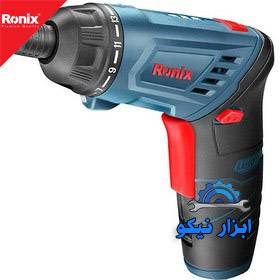 قیمت و خرید پیچ گوشتی شارژی لیتیوم تاشو 8530 رونیکس