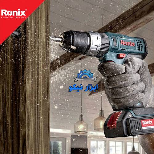 ویژگی‌ های دریل پیچ گوشتی چکشی شارژی 8616k رونیکس