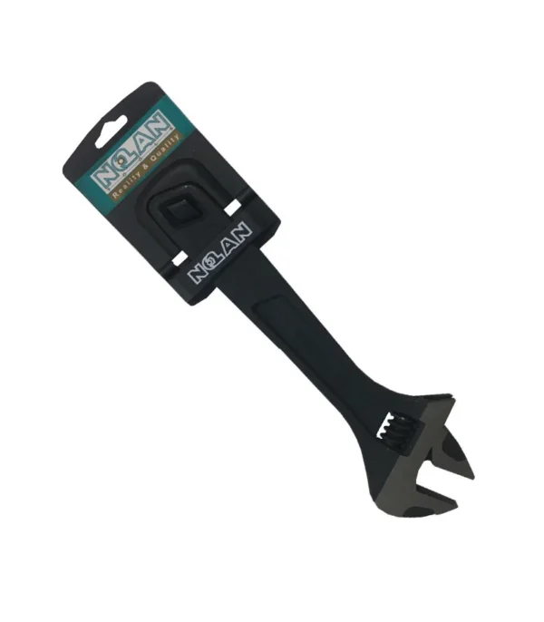آچار فرانسه مشکی سایز 15 اینچ / 375 میلیمتر کد 3071215 نولان NOLAN